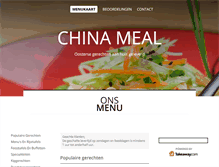 Tablet Screenshot of china-meal.be